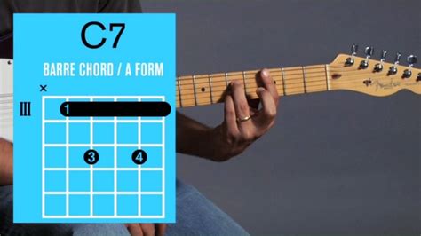 c7 barre chord guitar